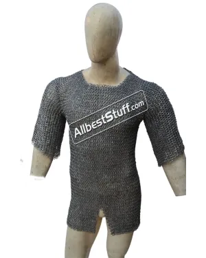 10 mm Aluminum Flat Riveted Solid Maille Chest 32